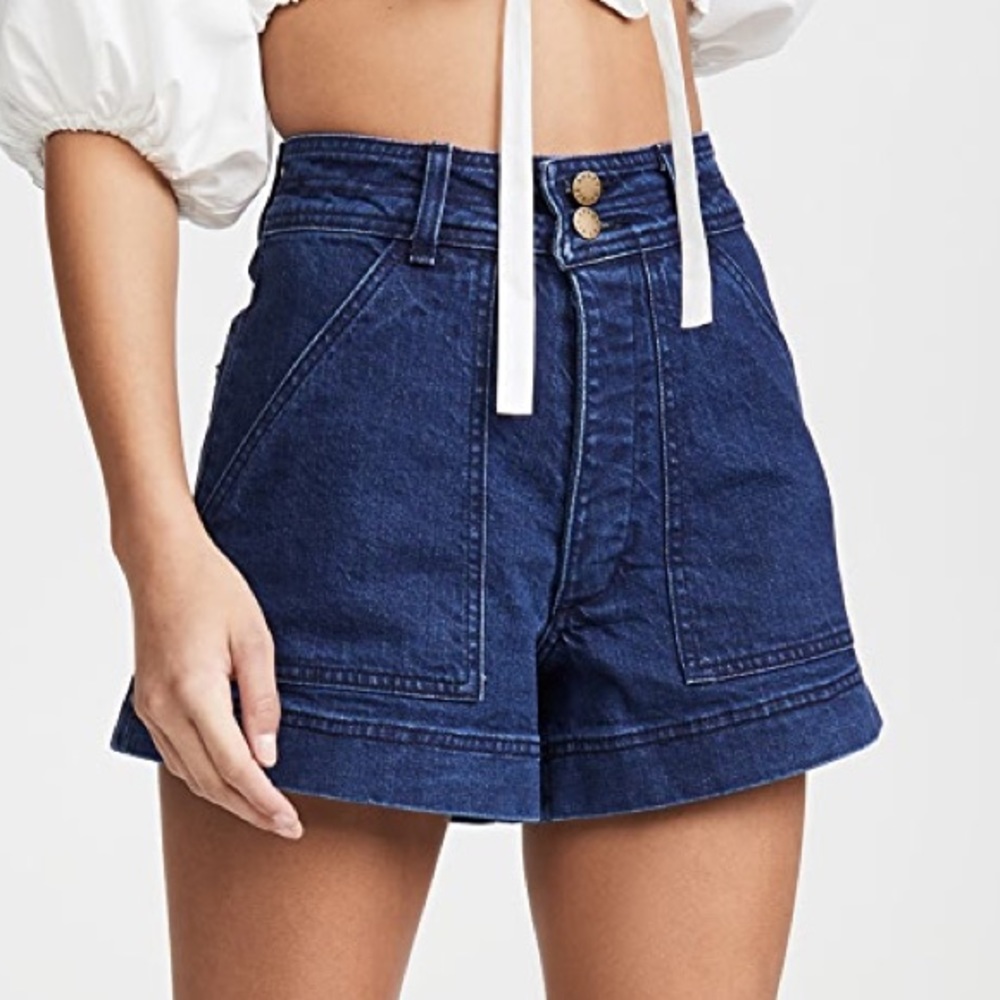 Apiece Apart Mérida Denim Shorts